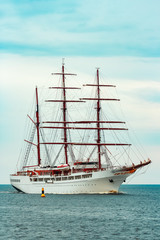 Wall Mural - Three mast sailing ship