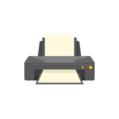 Poster - Jet printer icon. Flat illustration of jet printer vector icon for web isolated on white