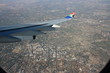 Flugzeug über Johannesburg