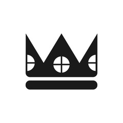 Poster - Crown logo. Kingdom Icon. Empire symbol. Vector eps 08.