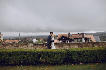 Wall Mural - bride and groom