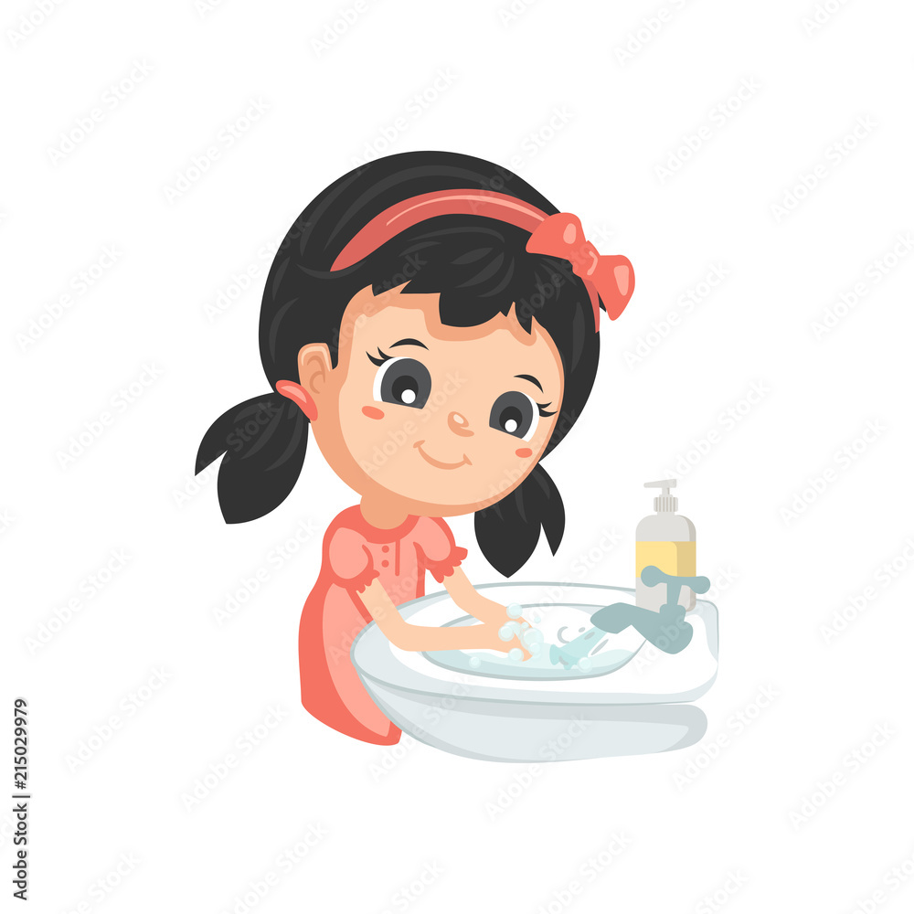 wash hands before eating clipart