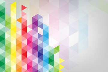 Wall Mural - Vector abstract background of geometric shapes.