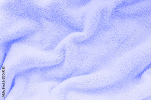 Fotografía Fluffy Gentle baby lilac, ultraviolet fabric with waves and folds