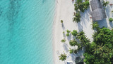 Amazing bird eyes view in Maldives