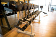 © Wichaiwish - Row of dumbbells at gym