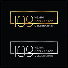 Wall Mural - 109th years anniversary celebration background