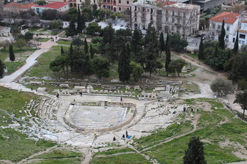 Acrópolis griega, atenas, grecia 