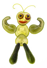 Hunny Sculpture From Vegetable - Food For Children