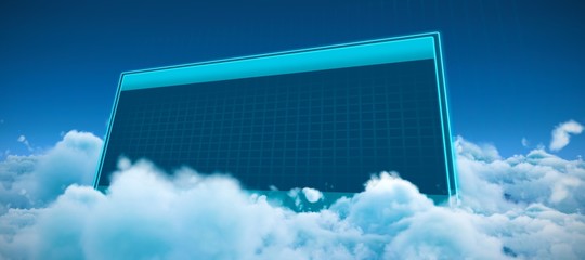 Poster - composite image of turquoise badge