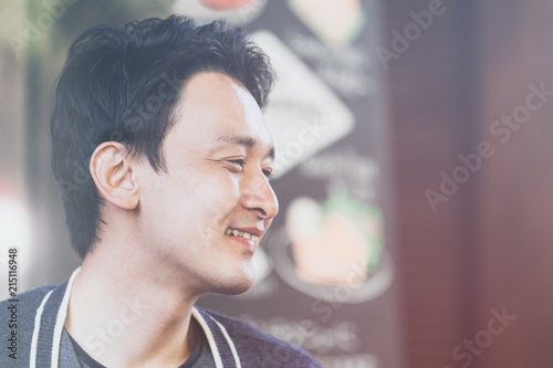 日本人の男性の横顔 Stock Photo Adobe Stock