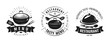 © ~ Bitter ~ - Restaurant, cafe logo or label. Emblems for menu design. Vector illustration