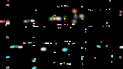 Poster - The camera slides into the depths of financial reports. The choice of the solution. The work of artificial intelligence on the financial exchange. Growth and fall of the stock market. Activity of the