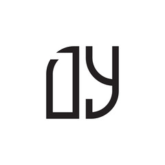 two letter monogram logo