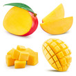 Mango collection isolated Clipping Path
