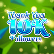 © vectorizer88 - 10k followers card banner template for celebrating many followers in online social media networks
