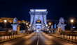 Most Łańcuchowy w Budapeszcie nocą