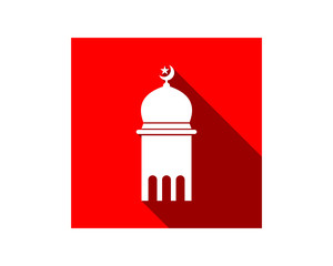 Wall Mural - islam mosque islam muslim religion spirituality religious image vector icon