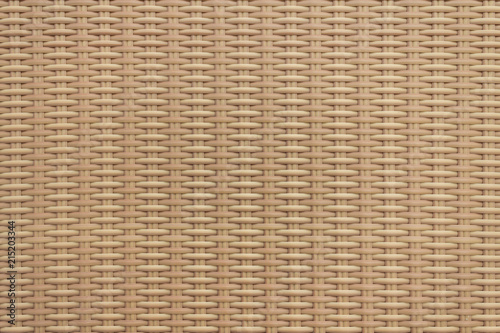 Fotografie, Obraz Wicker texture for graphic resources. Tan brown weaved wicker.