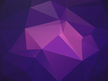 Purple Mosaic Triangle Background