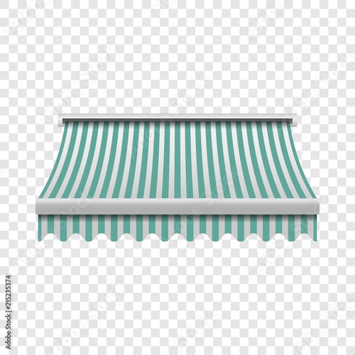 Download Green White Awning Mockup Realistic Illustration Of Green White Awning Vector Mockup For On Transparent Background Stock Vector Adobe Stock
