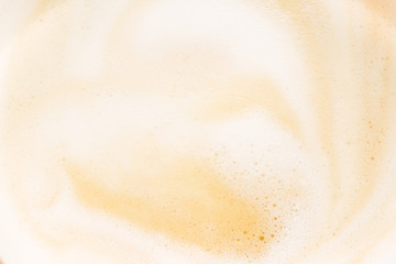 Background with coffee foam