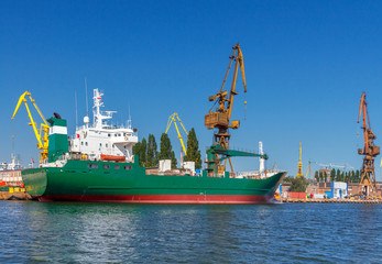 Wall Mural - Gdansk. Sea port.