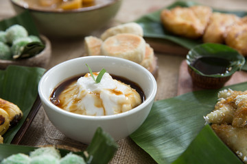 indonesian style porridge. bubur sumsum