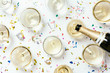 © Pixel Stories/Stocksy - Champagne and confetti