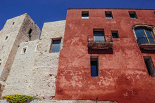 Facade Of A Mediterranean House