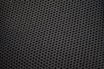 Black fabric from a backpack texture.