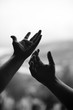 © Thais Ramos Varela/Stocksy - movement of two hands in black and white