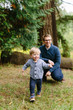 © Leah Flores/Stocksy - Young Boy Walking in Park