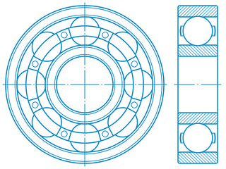 Ball bearing contour design