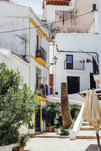 Mediterranean Neighborhood In Ibiza