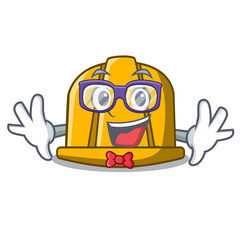 Sticker - Geek construction helmet character cartoon