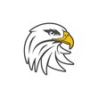 Eagle mascot logo for sport team, Eagle head icon