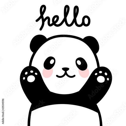 Panda Illustration Download Illustration