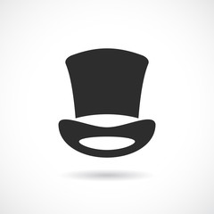 Wall Mural - Top hat vector icon