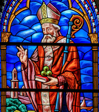 Stained Glass Of St Nicholas In Valencia