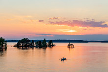 Fishing In Summer Evening, Finland