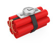 © nerthuz - Dynamite Bomb with Clock Isolated
