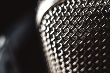 Microphone grill, macro