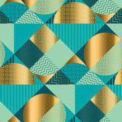 Wall Mural - geometric luxury seamless pattern for background, wrapping paper,