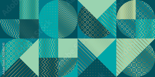 Geometric luxury seamless pattern for background, wrapping paper,