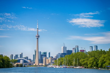 skyline of toronto in canada