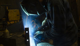 Fototapeta  - welder at work