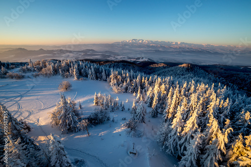 Zdjęcie XXL Górska panorama, z lubania w gorcach