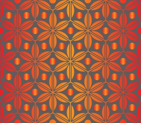 Wall Mural - Abstract seamless pattern. Background of abstract geometrical weaving. Vector illustration