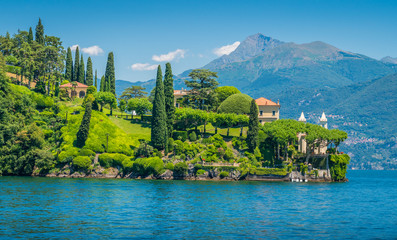 Wall Mural - Villa del Balbianello, famous villa in the comune of Lenno, overlooking Lake Como. Lombardy, Italy.